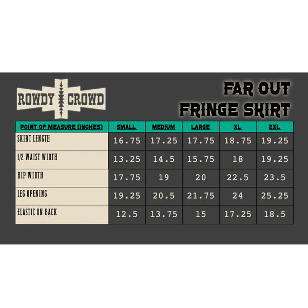 Far Out Fringe Skirt