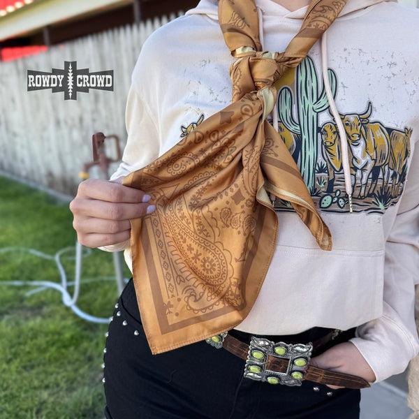 Mustard Paisley Creek Wild Rag