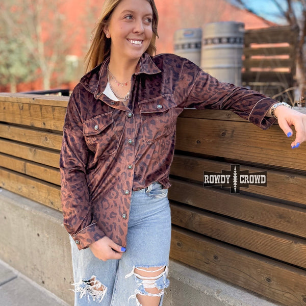 Leopard Lady Button Up