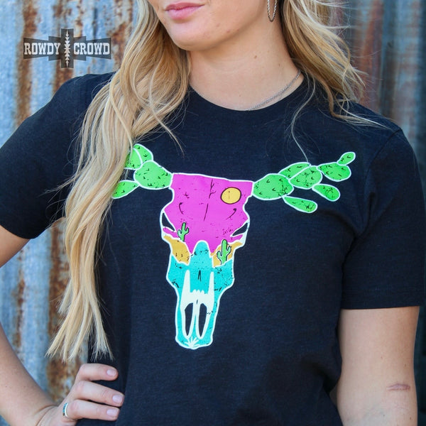 Prickly Skull Tee - Bar L Boutique
