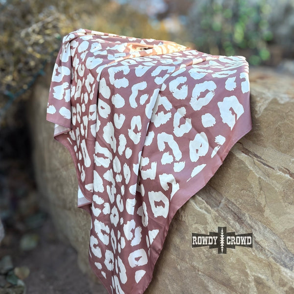 Mocha Leopard Wild Rag
