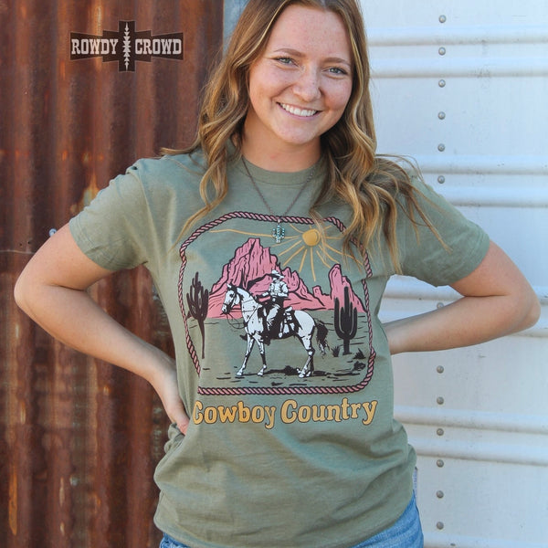 Cowboy Country Tee - Bar L Boutique