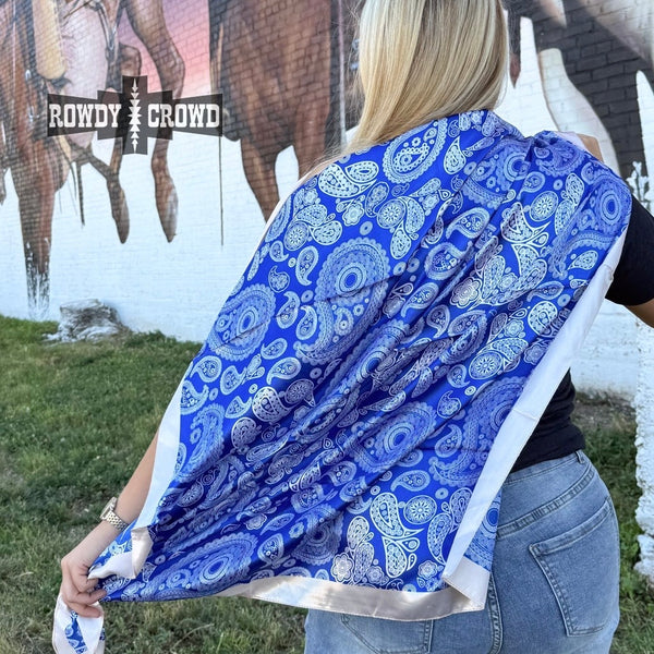 Cowgirl Paisley Wild Rag