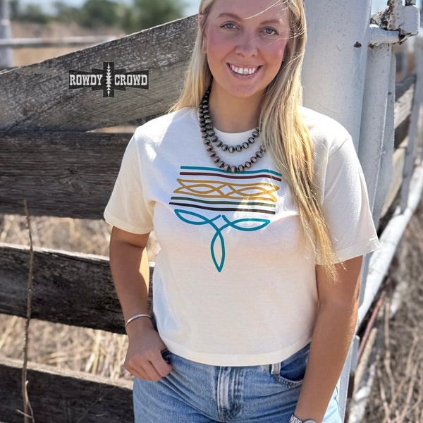 Bonfire Boot Stitch Boxy Tee