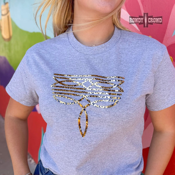Leopard Boot Stitch Tee
