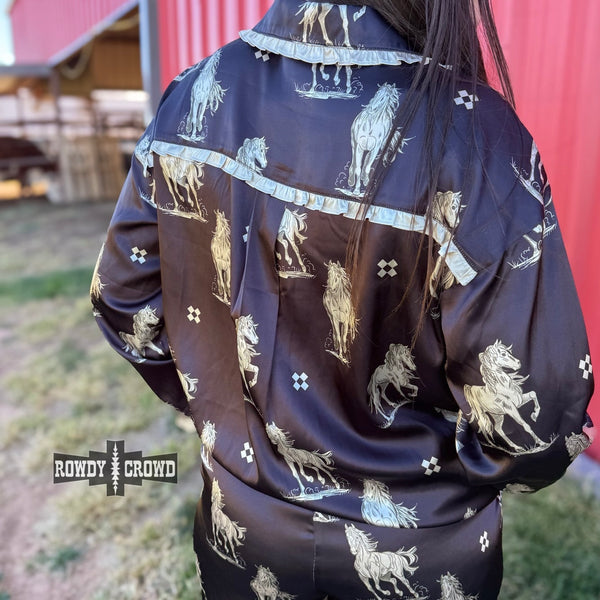 Black Betty Satin Sleep Set