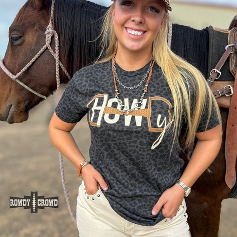 Leopard Howdy Bit Tee