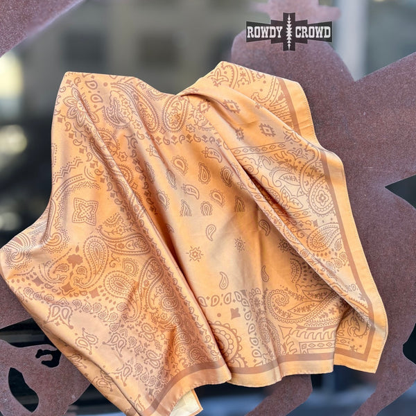 Mustard Paisley Creek Wild Rag