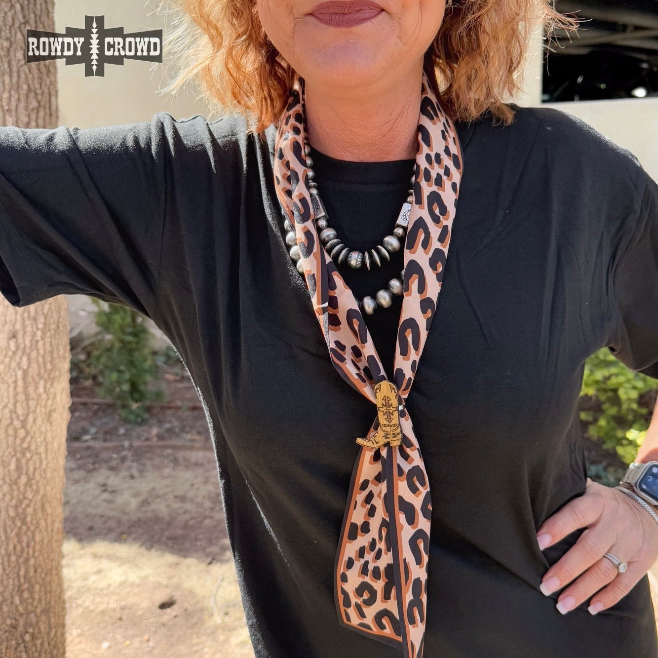 Stay Wild Long Scarf - Bar L Boutique