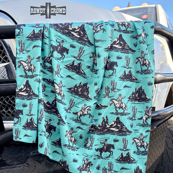 SMALL Turquoise Nights Wild Rag