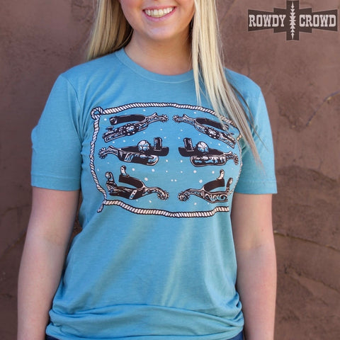 Cowgirl Spurs Tee - Bar L Boutique