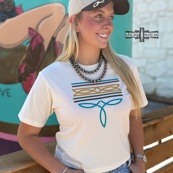 Bonfire Boot Stitch Boxy Tee