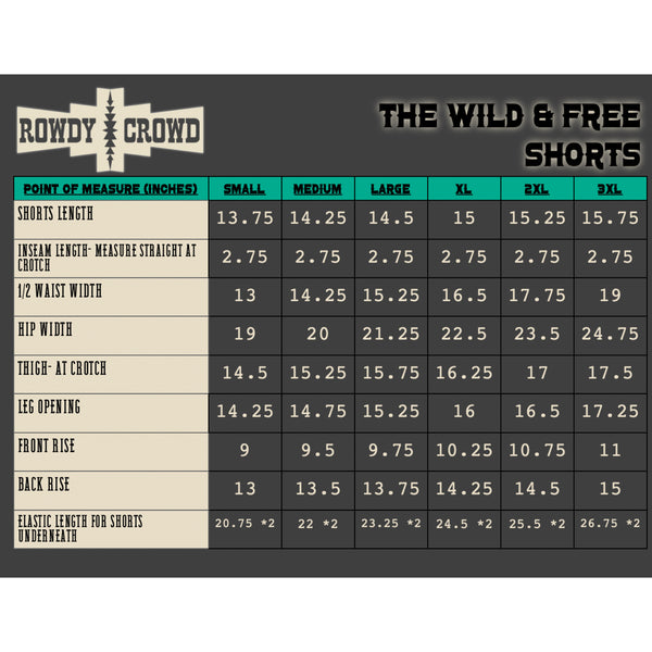 The Wild & Free Shorts