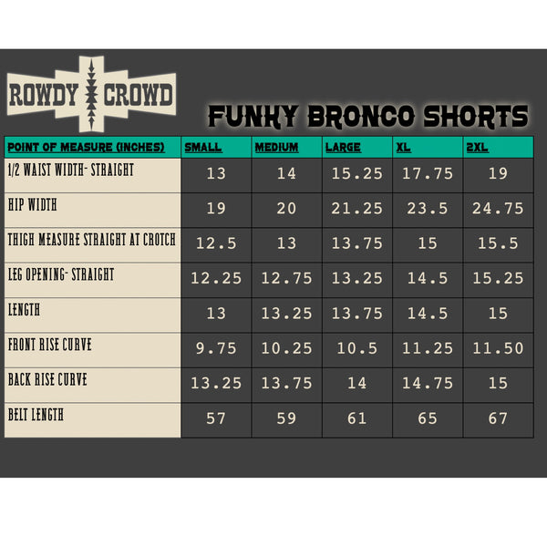 Funky Bronco Shorts