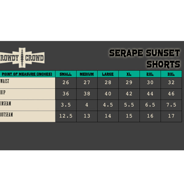 Serape Sunset Shorts