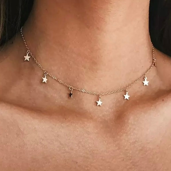 Stars Choker Necklace - Bar L Boutique