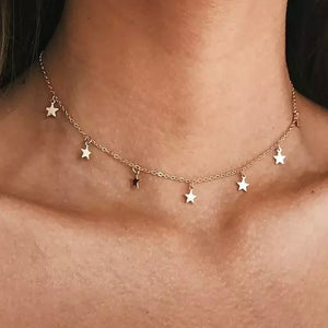 Stars Choker Necklace - Bar L Boutique