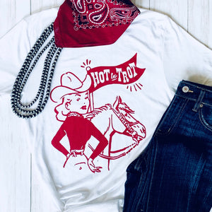 Hot to Trot Tee - Bar L Boutique