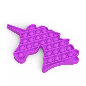 Purple Unicorn Bubble Popper Fidget Toy - Bar L Boutique