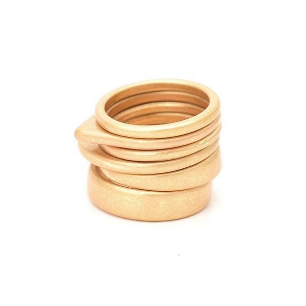 Geometric Stack Rings Set - Bar L Boutique