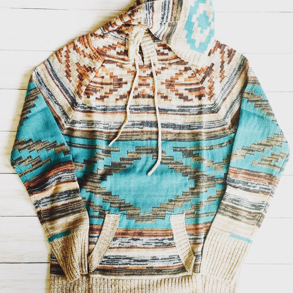 Aztec Sweater - Bar L Boutique