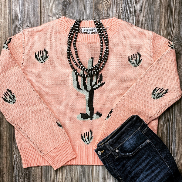 Cactus Sweater - Bar L Boutique