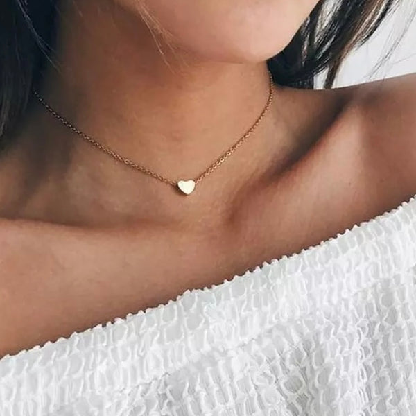 Dainty Heart Necklace - Bar L Boutique