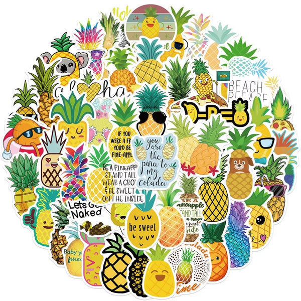 Pineapples Sticker Pack - Bar L Boutique