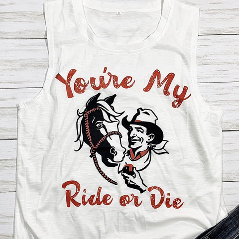 You’re My Ride or Die Tank - Bar L Boutique